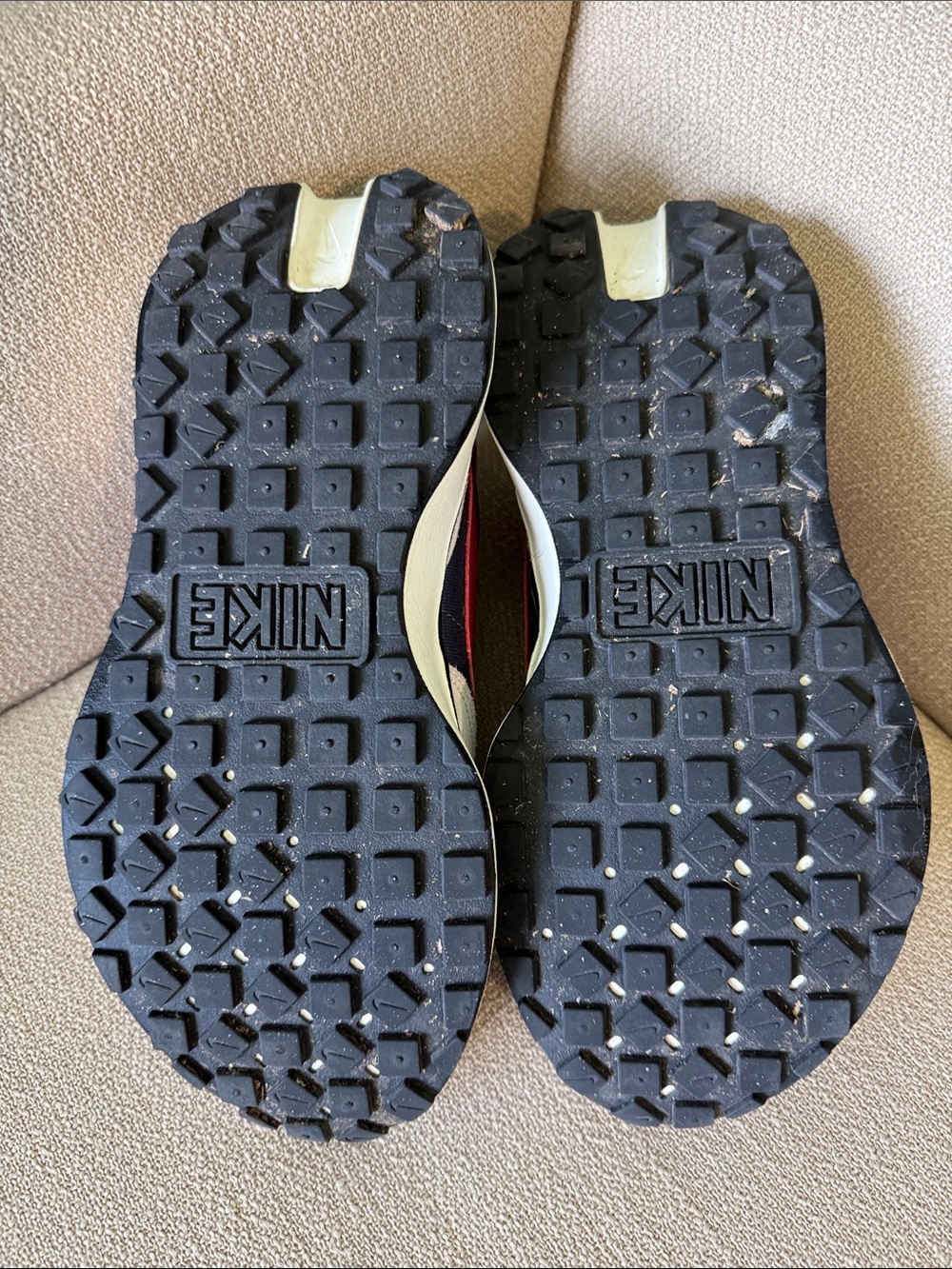 Nike Navy, Gray & Red Phoenix Waffle Sneakers - Picture 6 of 7
